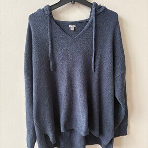 Aerie XL Soft Chenille Navy sweater